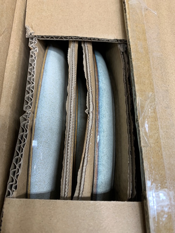 Photo 1 of AmorArc Ceramic Dinnerware Sets of 8,Handmade Reactive Glaze Plates and Bowls Set,Highly Chip and Crack Resistant | Dishwasher & Microwave Safe,Service for 8 Dishes Set (24pc)