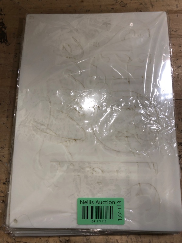 Photo 1 of 100 Pcs Merry Christmas Stencils for Crafts 