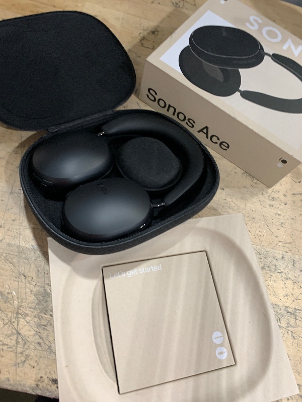 Photo 1 of (SEE NOTES) Sonos Ace - Black - Wireless Over Ear Headphones with Noise Cancellation