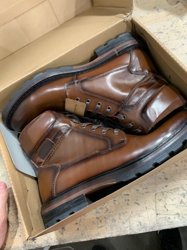 Photo 1 of Jousen Men's Casual Leather Chukka Boots - Fashion Dress Boots (AMY8182 Yellowbrown 09.5)