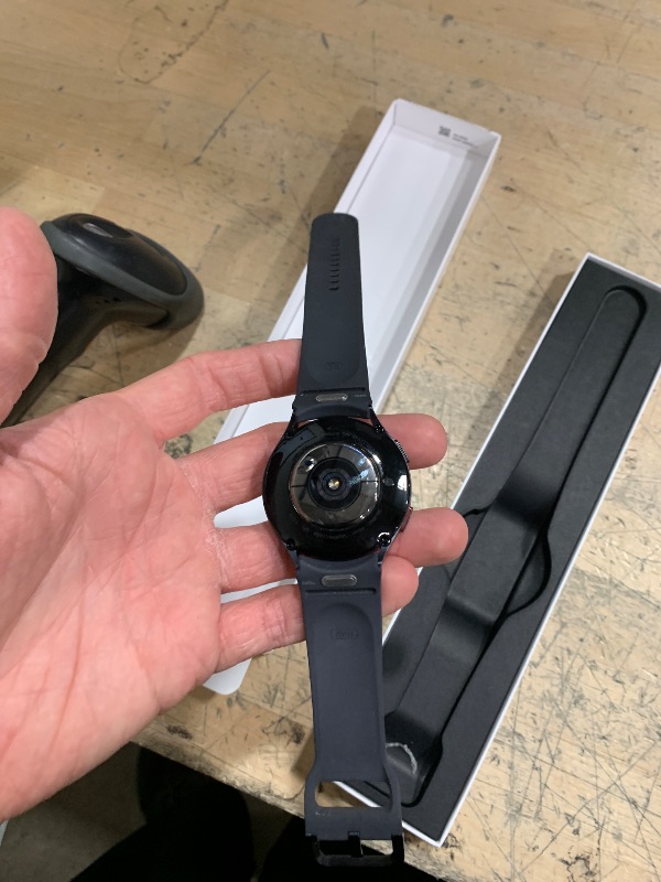 Photo 1 of ***(NO RETURNS OR REFUNDS/ FOR PARTS ONLY/ NON FUNCTIONAL/LOCKED)***
Samsung Galaxy Watch 6 44mm Bluetooth Smartwatch, Fitness Tracker, Personalized HR Zones, Advanced Sleep Coaching, Heart Monitor, BIA Sensor, Health Wellness Insights, Big Screen, US Ver
