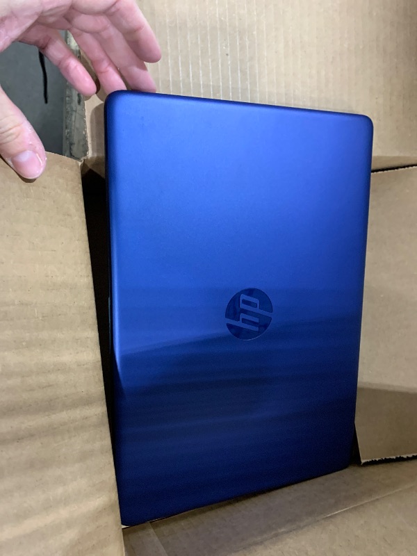 Photo 1 of HP 14" HD Laptop, Windows 11, Intel Celeron Dual-Core Processor Up to 2.60GHz, 4GB RAM, 64GB SSD, Webcam, Dale Blue (Renewed)