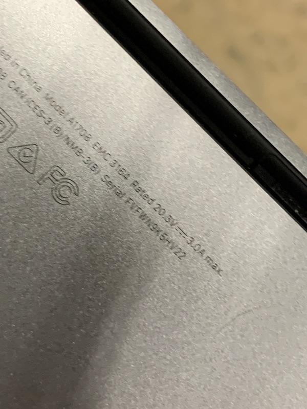 Photo 1 of *****DOES NOT POWER ON, NEEDS PROFESSIONAL REPAIR*******

Apple MacBook Pro (13-Inch, 8GB RAM, 128GB Storage) - Space Gray (Previous Model)