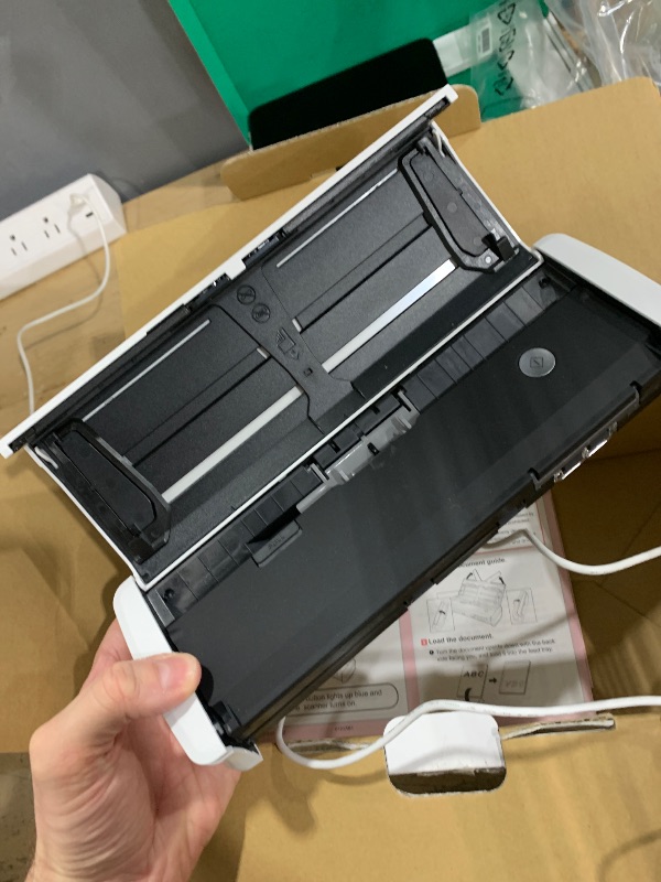 Photo 1 of Canon imageFORMULA R10 - Portable Document Scanner, USB Powered, Duplex Scanning, Document Feeder, Easy Setup, Convenient, Perfect for Mobile Users
