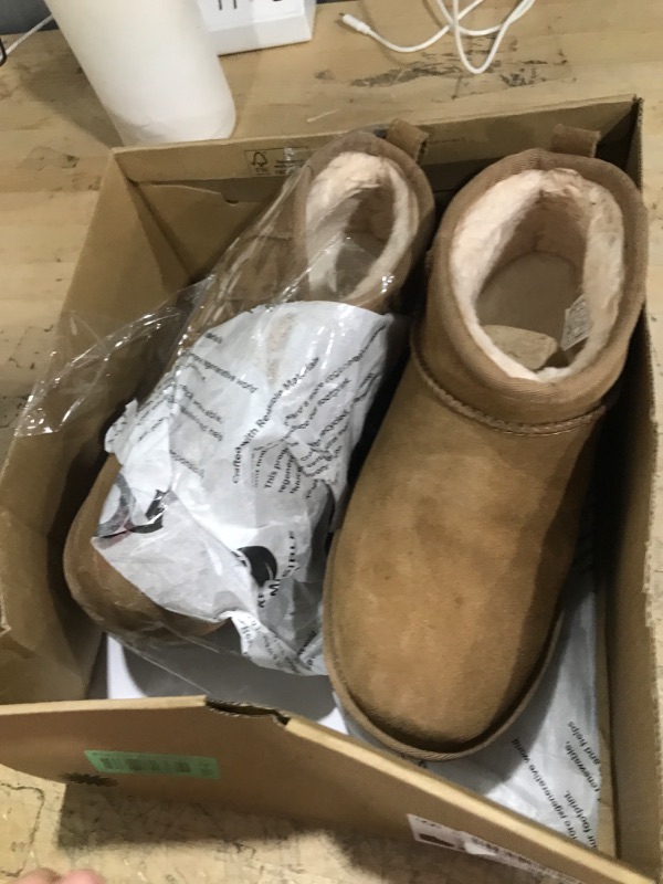 Photo 1 of UGG Women's Classic Ultra Mini Platform Boot, Chestnut, 7