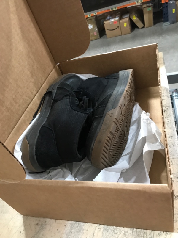 Photo 1 of KEEN Utility Men's Kenton Mid Top Composite Toe Breathable Work Sneakers, Black/Gum, 10.5