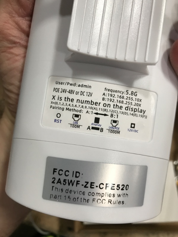 Photo 1 of Point to Point Starlink Internet Wireless Long Range Transmission with Bracket Mount for Starlink Gen 3 Router, Starlink WiFi Extender, 5.8GHz 3KM 1000Mbps with 18dBi High Gain Antenna, 2 Pack