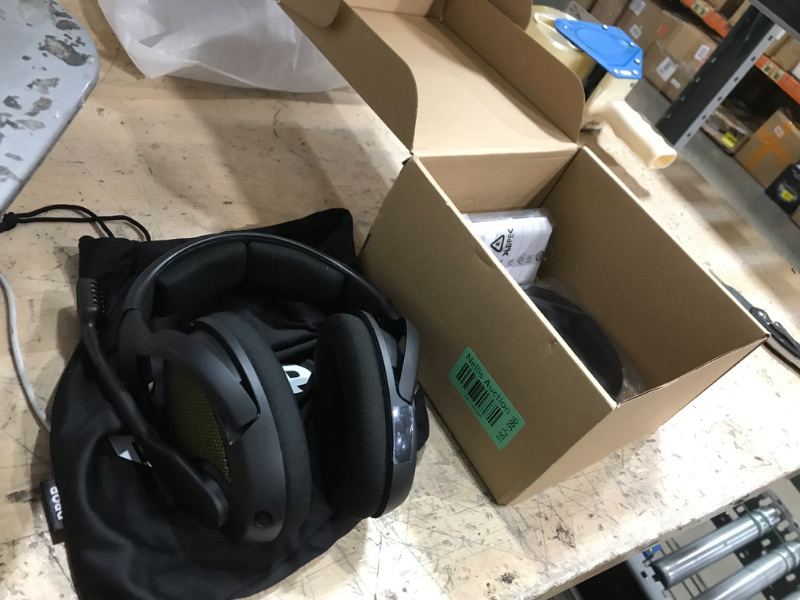 Photo 1 of (POWER TESTED) (GOOD/FAIR) DROP + EPOS PC38X Gaming Headset Noise-Cancelling Microphone with Over-Ear Open-Back Design, Velour Earpads, Compatible with PC, PS4, PS5, Switch, Xbox, Mac, Mobile, and More (Yellow)