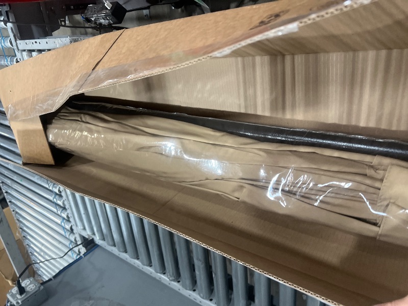 Photo 1 of ***DAMAGED - ONE OF THE UMBRELLA LIMBS IS BROKEN - SEE PICTURES***
Blissun 9' Outdoor Patio Umbrella, Outdoor Table Umbrella, Yard Umbrella, Market Umbrella with 8 Sturdy Ribs, Push Button Tilt and Crank (Tan)