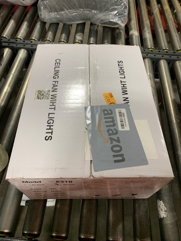 Photo 1 of Surtime 52" Ceiling Fans with Lights-Low Profile Ceiling Fan with Light and Remote/APP Control,Flush Mount,DC Reversible,LED Dimmable Ceiling Fans for Bedroom,Indoor/Outdoor Patio Use(White)