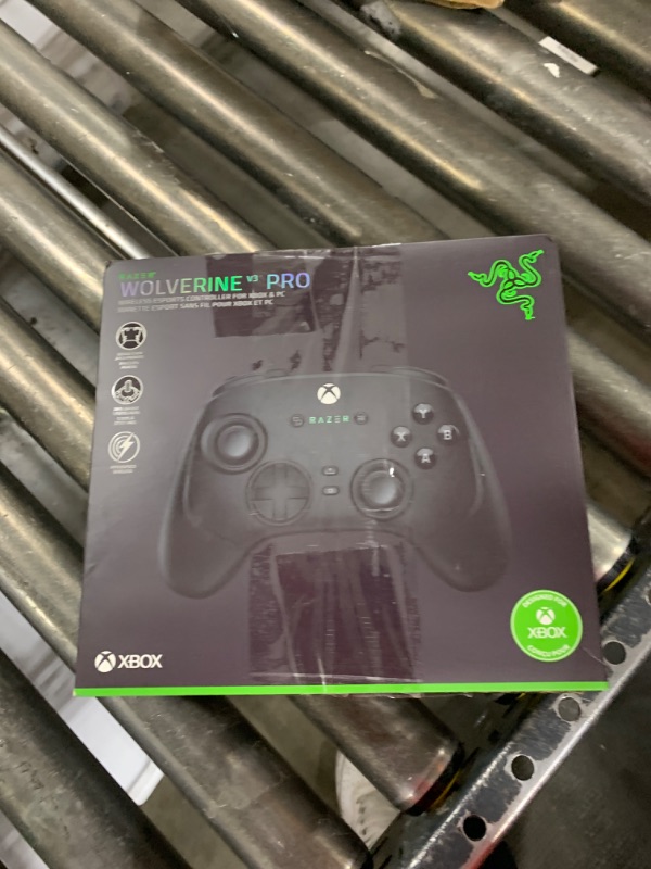 Photo 1 of Razer Wolverine V3 Pro Wireless Gaming Controller: Licensed for Xbox Series X|S, Xbox One, Windows PC - 6 Remappable Buttons - Fast Triggers - Customizable Thumbsticks - Wired Tournament Mode - Black