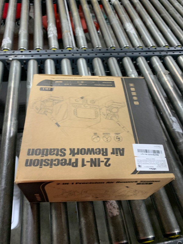 Photo 1 of YIHUA 992D-II 2-IN-1 Precision Soldering Kit with Hot Air Pencil and C210 Soldering Iron, Precision Soldering Station with Dynamic LCD Display, Low-Wear Mode, 3 Preset Channels, 8 Hot Air Nozzles