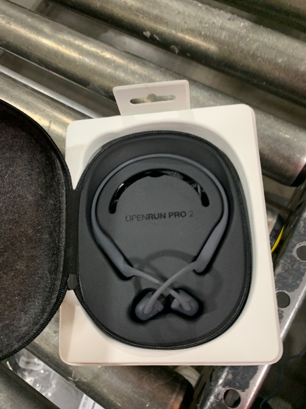 Photo 1 of SHOKZ New OpenRun Pro 2 - Open-Ear, Bone Conduction Sport Headphones - with Reflective Strip - Sweat Resistant, Workout Headphones - Secure, Wireless, Comfortable Fit-Deep Bass and Smart Mic App