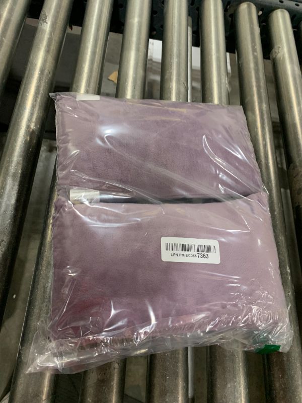 Photo 1 of 1 MIDDLE ONE 2 Pack Small Pillow, Memory Foam Mini Pillow 11 X 7 Inches for Travel, Sleeping, Nap and Neck, Knee, Lumbar Support, Tiny Pillow Cushion for Pet, Dogs (Dark Purple)