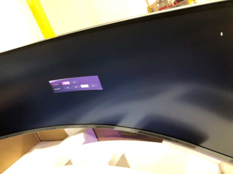 Photo 1 of LG 49" UltraGear DQHD (5120x1440) Curved Gaming Monitor, 240Hz, 1ms, VESA DisplayHDR 1000, HDMI 2.1, DisplayPort, 4-Pole HP Out DTS HP:X, AMD FreeSync Premium Pro, Tilt/Swivel/Height Stand, Black
