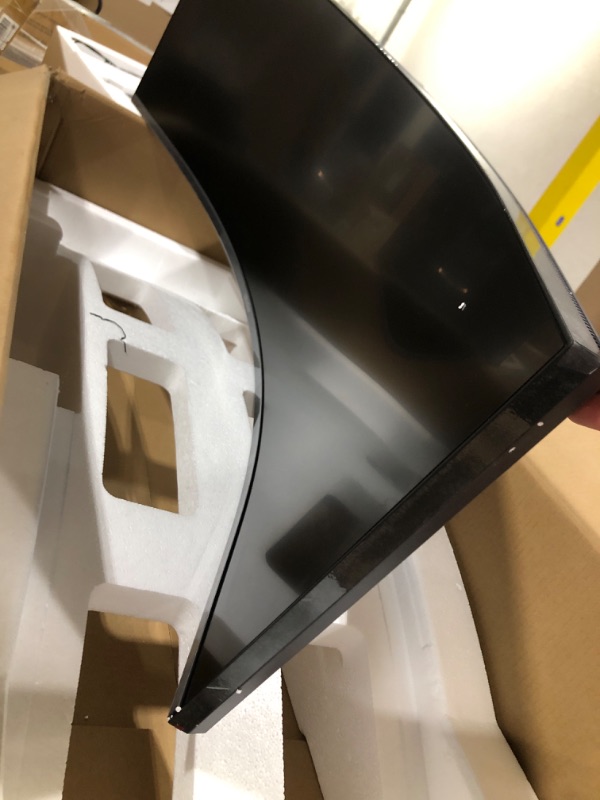 Photo 1 of LG 49" UltraGear DQHD (5120x1440) Curved Gaming Monitor, 240Hz, 1ms, VESA DisplayHDR 1000, HDMI 2.1, DisplayPort, 4-Pole HP Out DTS HP:X, AMD FreeSync Premium Pro, Tilt/Swivel/Height Stand, Black