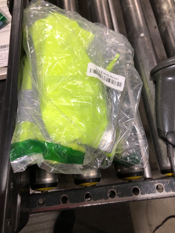 Photo 1 of JKSafety 9 Pockets Class 2 High Visibility Zipper Front Safety Vest With Reflective Strips,Meets ANSI/ISEA Standard (Large, 150-Yellow)
