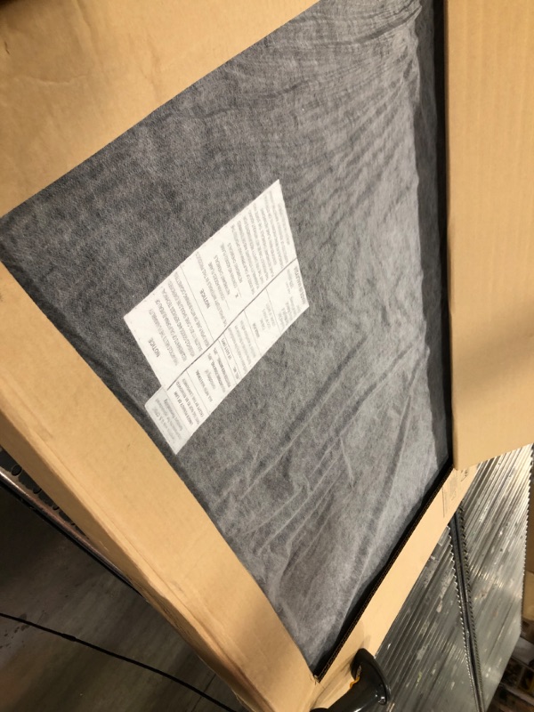 Photo 1 of LUCID Upholstered Bed with Diamond Tufted Headboard-Sturdy Wood Build-No Box Spring Required Platform, Twin, Charcoal
