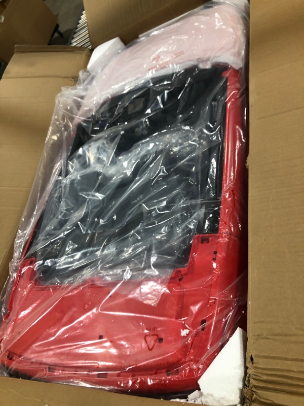 Photo 1 of 24V Officially Licensed Land Rover Ride On Car, Towallmark 2-Seater w/Parent Remote Control, 3 Speeds, Wireless Music, Spring Suspension, Led Lights, Electric Car for Kids Ages 37-95 Month, RED