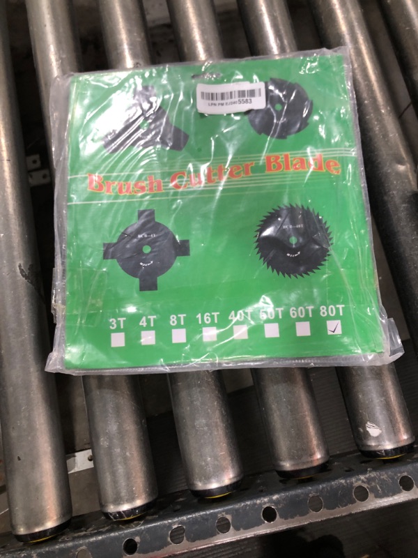 Photo 1 of 9" x 20T Chainsaw Tooth Cutter,10" x 80T Carbide Tip Brush Blades,10" x 3 Teeth Carbon Steel Brush Cutter Blades with Universal Adapter Kit Compatible with Cutter, Trimmer, Weed Eater