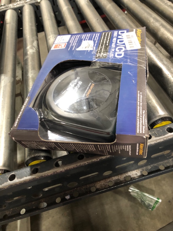 Photo 1 of Aleratec Motorized DVD CD Cleaner Disc Repair System - Scratch Remover and Cleaner for CD Player Discs - Includes Solution - Portable Disc Cleaner for Restoring CDs, DVDs, and More