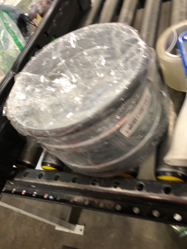 Photo 1 of 8" Inch Inline Round Duct Filter - G4 Class Filter with Mesh Screen - Dust Collection and Air Purification - Rigid or Flexible Vent Hose Filter