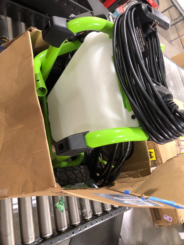 Photo 1 of Greenworks Pro Brushless 3000 PSI (CSA Certified) 2.0 GPM Max / 1.1 GPM Electric Pressure Washer (Rugged Steel Frame, 25 FT Hose, 35 FT GFCI Power Cord)
