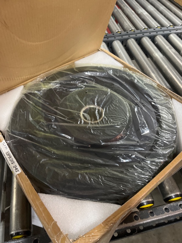 Photo 1 of CAP Barbell Better Olympic Bumper Plate Set, Black, 25 lb Pair
