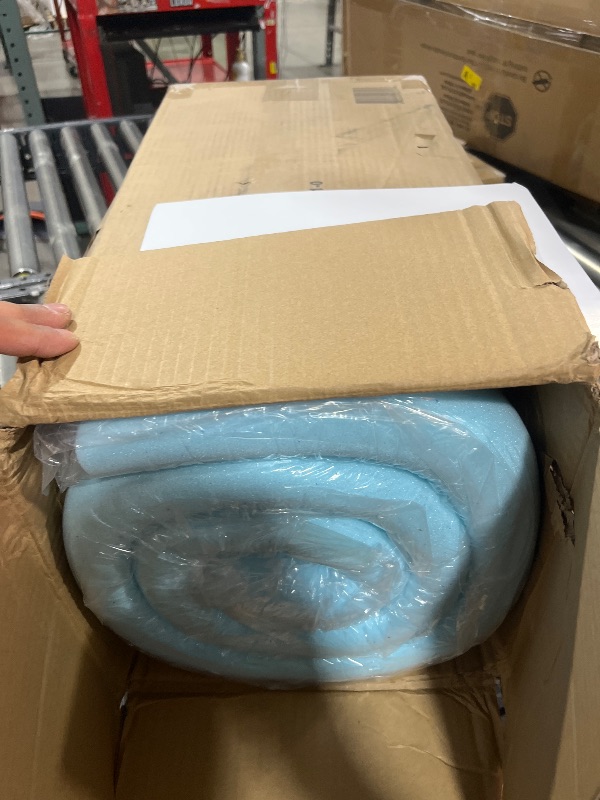 Photo 1 of Flash Furniture Capri Comfortable Sleep 2' Hypoallergenic Cool Gel Memory Foam Mattress Topper, Blue - Queen
