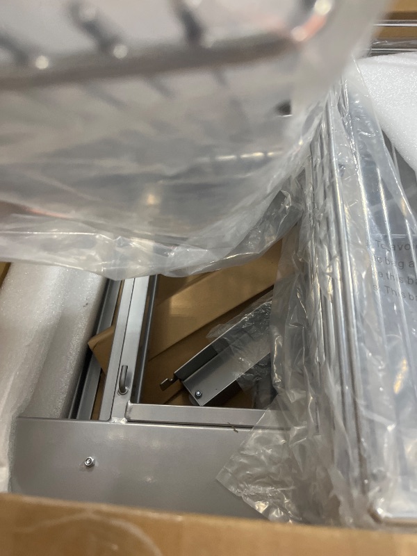 Photo 1 of STORKING Blind Corner Cabinet Pull Out 2 Tier, Left & Right Blind Corner Cabinet Organizer for 18" W, Cabinet Pull Out 4 Shelves, Chrome, Slide Out Drawers for Kitchen or Bathroom Cabinets