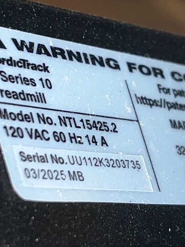 Photo 1 of NordicTrack T Series 10 Treadmill with 10" Tilting Touchscreen and Compact Design