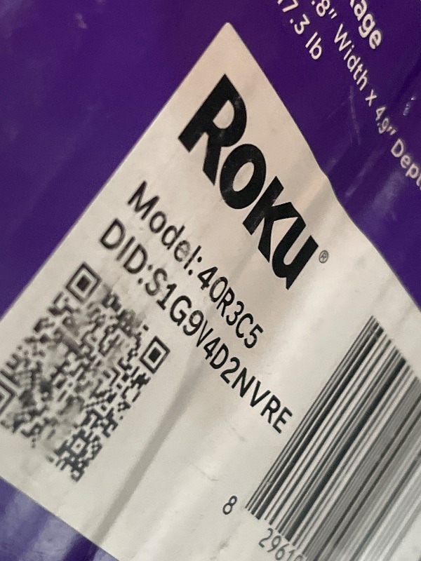 Photo 1 of Roku Smart TV 2025 – 40-Inch Select Series, 1080p Full HD TV – RokuTV with Voice Remote – Flat Screen LED Television with Wi-Fi for Streaming Live Local News, Sports, Family Entertainment