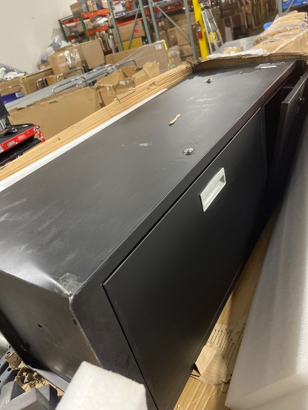 Photo 1 of VEVOR Package Delivery Boxes for Outside 16.2"x15.8"x44", Galvanized Steel Package Delivery Box with Coded Lock, Removable Anti-Theft Baffle, IPX3 Waterproof Parcel Drop Box for Outside, Porch