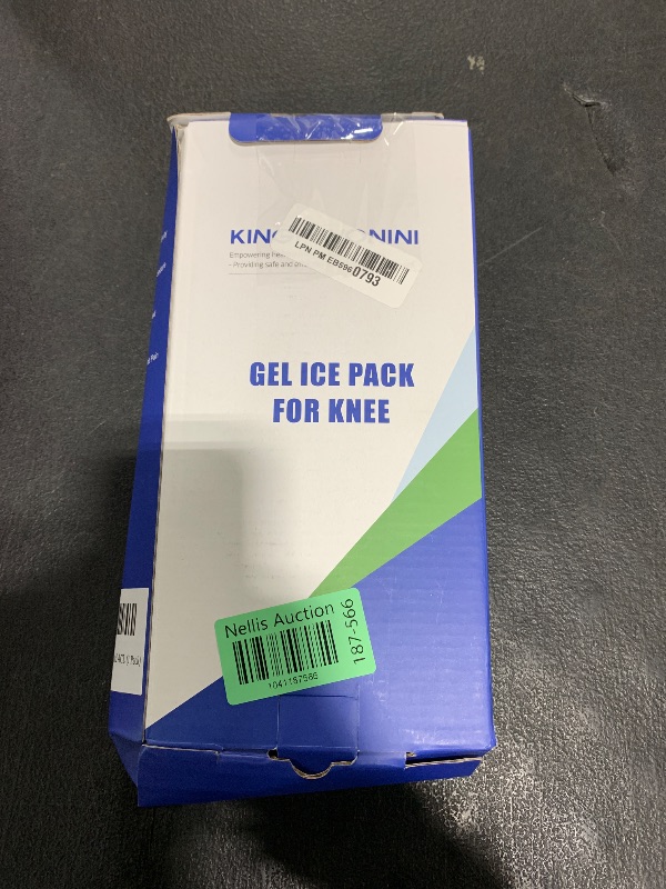 Photo 1 of XXL Knee Ice Pack Wrap Around Entire Knee After Surgery, Reusable Gel Pack for Injuries, Large Ice Pack for Pain Relief, Swelling, Surgery, Sports Injuries, 1 Pack