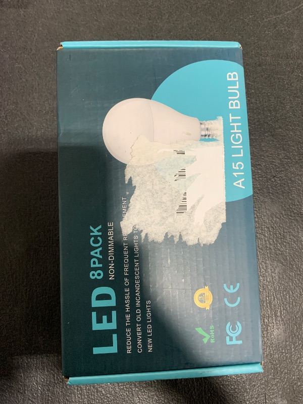 Photo 1 of LED Ceiling Fan Light Bulbs 120V 60W Light Bulb Equivalent, Hansang E12 Candelabra Base LED Light Bulbs Natural White 4000K, 600LM E12 Small Base LED Light Bulbs for Ceiling Fans, Non-Dimmable, 8 Pack