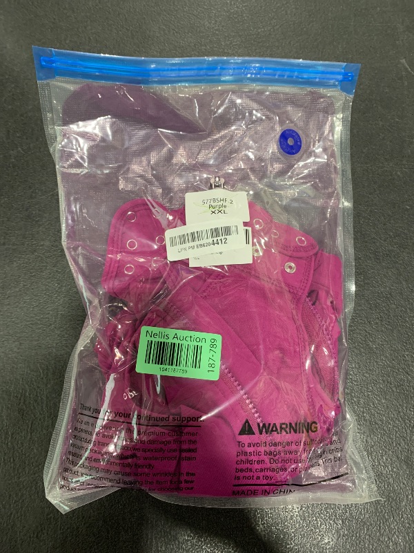 Photo 1 of Kuoser Thigh Wound Sleeve for Dogs, Dog Recovery Sleeve for Back Legs, Pet Surgical Suit for Large Medium Small Dogs, Purple