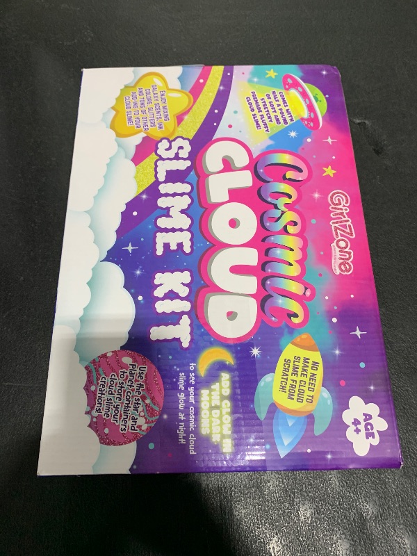 Photo 1 of GirlZone Cosmic Cloud Slime Kit, Premade Galaxy Slime Kit for Girls with Slime Glitter and Inks, Slime Fun Straight Out of The Tub, Great Slime Kits for Girls Ages 10 12 and Gift Idea