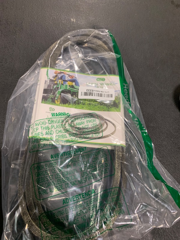 Photo 1 of Youxmoto Lawn Mower Deck Belt 1/2"x109" Made with Aramid Cord Fits for MTD/Cub Cadet/Troy-Bilt/Massey Ferguson 954-04045 754-04045 Toro 112-5800 LX420, John Deere M90942