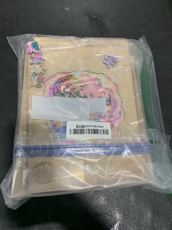 Photo 1 of MYS Aurora Wooden Jigsaw Puzzles for Adults, Unicorn Jigsaw Puzzles 500 Pieces, Unique Animal Shaped Wooden Puzzles for Adults and Kids, Family Game 17.1x16.5 Inch