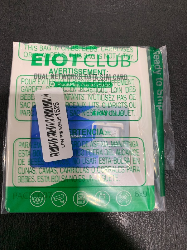 Photo 1 of EIOTCLUB Data SIM Card for 360 Days - Compatible with USA Nationwide Networks for Unlocked Security Solar and Hunting Trail Game Cameras IoT Device(USA Coverage, Triple Cut 3-in-1)