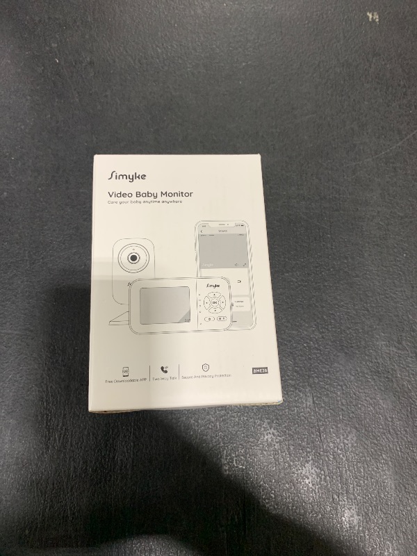 Photo 1 of Simyke Video Baby Monitor with Camera No WiFi 1200ft Long Range, 2.8" Plug & Play Diaplay, Auto Night Vision, 5 Lullabies Portable Baby Sound Monitor, Baby Room Use, for Baby/Elderly