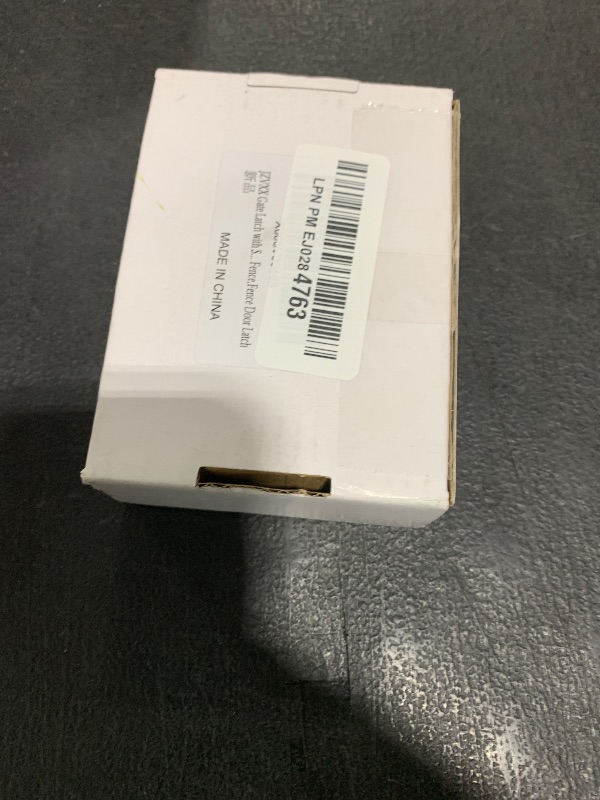 Photo 1 of JZVXX Gate Latch with Spring Cable Pull for Fence Gate - Carbon Steel - Black,Self Locking Fence Gate Latch,Gate Latch for Wooden Fence,Fence Door Latch