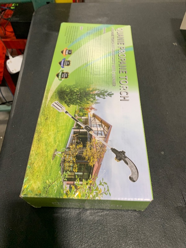 Photo 1 of Torch Propane Burner,1,800,000BTUs Blow Torch Flame Thrower,Weed Burner with Self Igniting and Ergonomic Handle for Weeding,Roofing,Melting(Fuel Not Included)