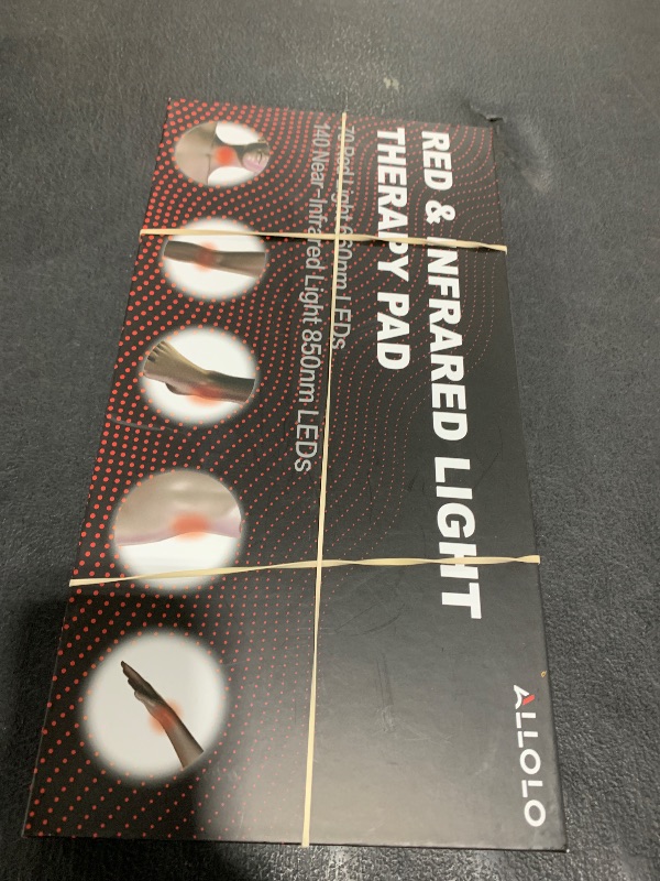 Photo 1 of ALLOLO Red Light Therapy for Body, 3-in-1 LED Bead with Timer Remote Control, 12.6"*6.3" 660nm&850nm Infrared Light Therapy for Body Pain Relief Wearable for Muscle Repair