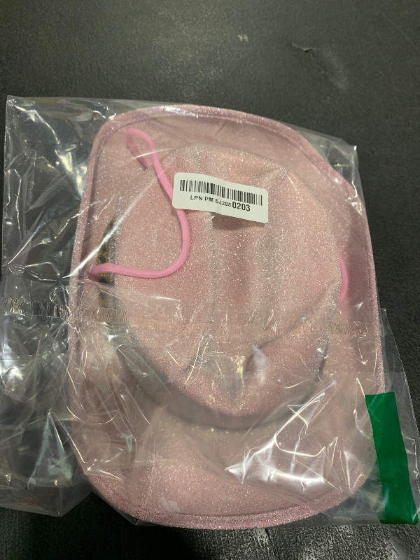 Photo 1 of DAJOOEE Cowgirl Hat with Heart Sunglasses Sequin Glitter Cowboy Hat for Women Cosplay Bachelor Party Costume Hats (US, Alpha, One Size, Pink)