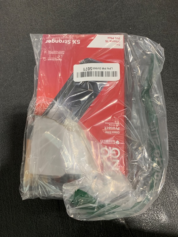 Photo 1 of ZAGG InvisibleShield Glass Elite iPhone 15 Pro Max Screen Protector - 5X Stronger with Reinforced Edges, Scratch & Smudge-Resistant Surface, Easy to Install