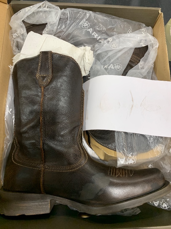 Photo 1 of ARIAT BMVY9 Mens Rambler Western Boot Wicker 12 Wide