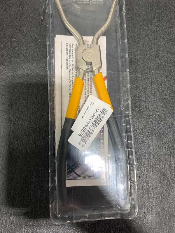 Photo 1 of 383EER4004A/383EER4001A Washer Spring Expansion Removal Tool for LG Samsung Whirlpool and Kenmore 4986ER0004F/B/G Washing Machine Inner Outer Door Boot Seal Spring Clamp Removal Tool