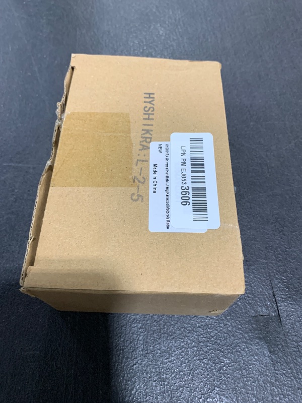 Photo 1 of HYSHIKRA Universal Handheld Radio and CB Mic Holder, with Adhesive Back and Pre Drill Holes with Self-tapping Screw for Baofeng Cobra Quansheng Kenwood Motorola Radio