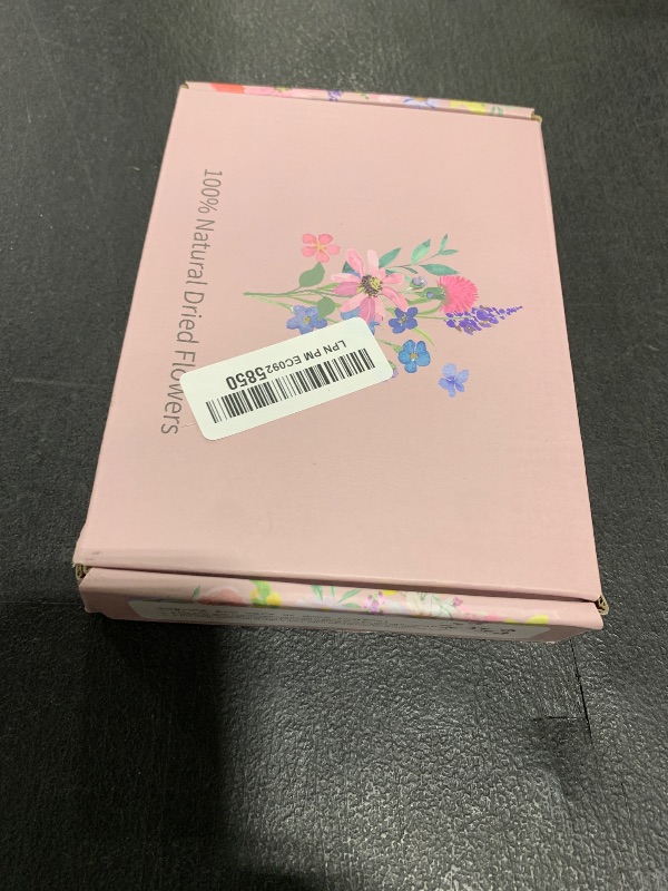 Photo 1 of 10 Pack Dried Flower Bouquets Pink Series Natural Dry Flowers Combination with Stem Boho Wedding Decor Artificial Floral Embossing Flower Bundles for Craft Vase, Table Centerpieces, Proposal Bouquet